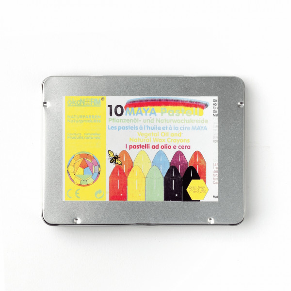 Nawaro Ölkreiden, 10 Farben im Blechetui