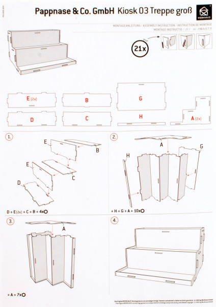 Aufsteller Kleiner Kiosk 12er Werkhaus