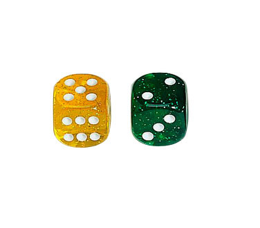 Würfel Glitter