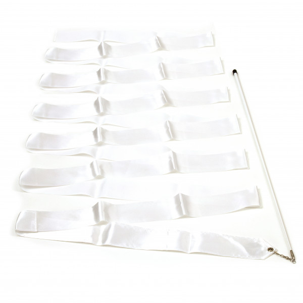 Gymnastikband, 6 m, weiss