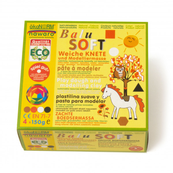 Nawaro Softknetmasse 4 x 150 g Ergänzungsset