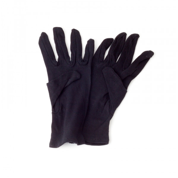 Handschuhe - Baumwolle kurz schwarz