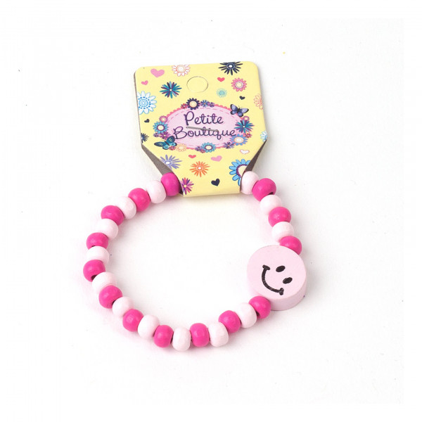 Holzarmband pink