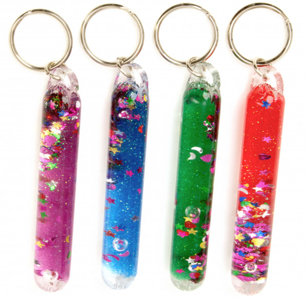 Glitzerschlüsselanhänger