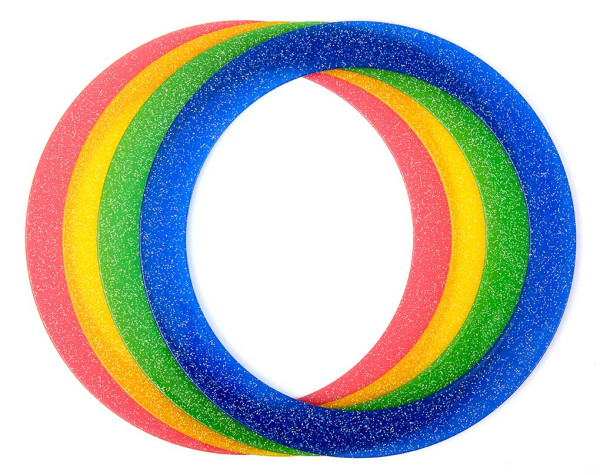 Jonglierring Glitzer