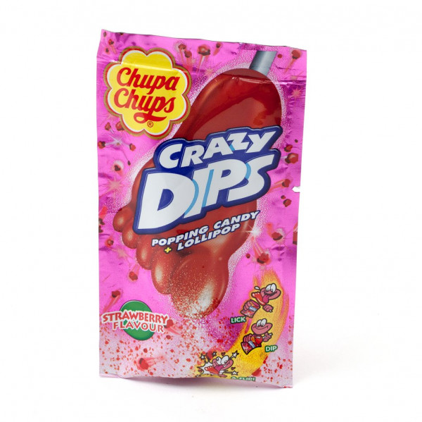 Chupa Chups Crazy Dip Erdbeere
