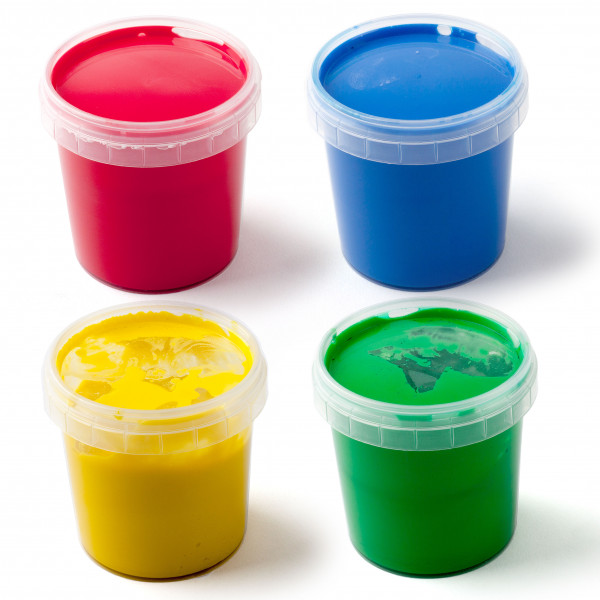 Nawaro Fingerfarbe 4 x 150 g Set Grundfarben. Neuer Preis 7/2022.